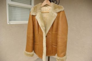 Mill Valley Leather Genuine Shearling Coat Jacket Price Reduction
