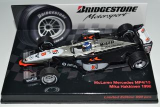 43 Minichamps Mika Hakkinen McLaren Mercedes MP4 13 1998 Bridgestone