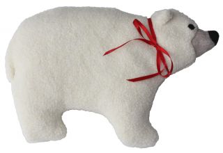 Polar Bear Microwave Heating Pad Relieves Sore Muscles Corn Filled