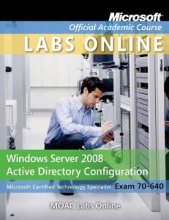 Moac Virtual Lab by Microsoft Official Academic Course and Moac 2010