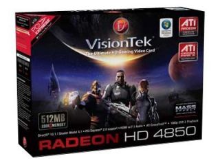 VisionTek ATI Radeon HD 4850 900241 512 MB GDDR3 SDRAM PCI Express x16