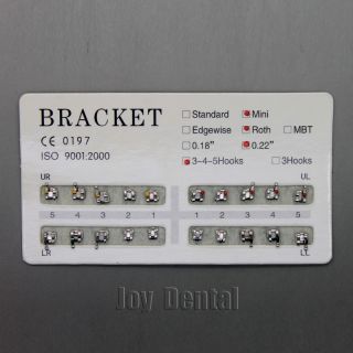 Metal Brackets Mini Roth 022 Slot 3 4 5 with hooks