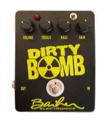 Barber Electronics Dirty Bomb Distortion Guitar Effect Pedal