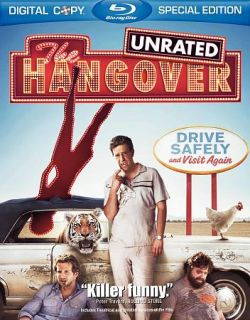 The Hangover Blu ray Disc, 2009, Rated Unrated