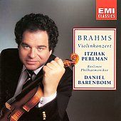 Brahms Violin Concerto 1992 Live Recording by Itzhak Perlman CD, Dec