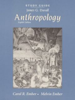 Anthropology by Duvall 1996, Paperback, Student Edition of Textbook