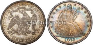 1879, Seated Liberty Half Dollar