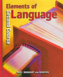 Elements of Language by ODell 2000, Hardcover