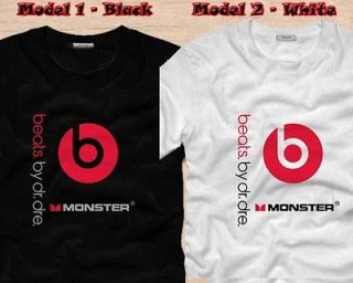 MONSTER Heart BEATS by Dr Dre Headphone LOGO T Shirt Size S to 3XL New