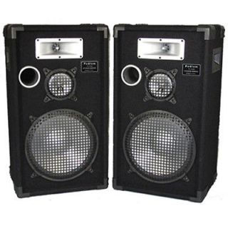 Pro Audio PA DJ Home Deluxe Speakers New 12 3 Way Pair 1200W E1225