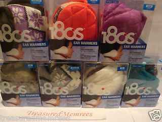 180s Earmuffs Ear Warmers   Several colors to choose from   Pick Your