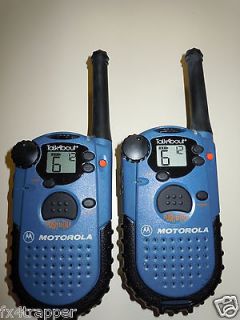 Motorola Talkabout Plus 2 way FRS radios/walkie talkies 250 minus scan