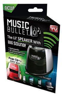 Music Bullet As Seen on TV  Mini Portable Speaker 