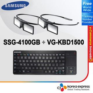 Smart TV Accessory Double Package Bluetooth Keyboard +3D Glasses(x2ea