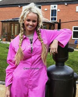Pink Overalls, Coveralls, Pink Boiler Suit, Jumpsuit, Work Overall. UK