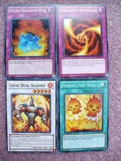 Laval deck set (Searing Fire Wall, Molten Whirlwind Wall) Super Rare