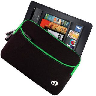 Green Pocket Neoprene Case Cover Sleeve 7 MID Superpad i7 ePad