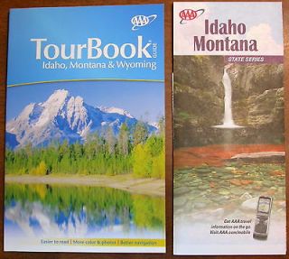 AAA Idaho Montana Map & ID MT WY Tour Book