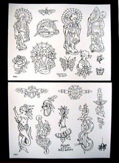 VINTAGE PERCY WATERS (1888 1952) TATTOO FLASH 20 PAGES