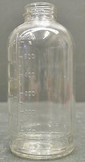 Vintage Glass IV Bottle Abbott Laboratories 600cc Medical Hanging
