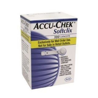 Accu Chek Softclix Sterile Lancets (Box Of 100 Lancets) Exp 12/2015