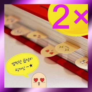 2PCS Ten Fingers Sticker Post It Bookmark Flags Memo Sticky Notes pads
