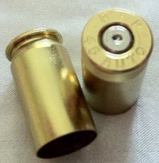 45 CALIBER ACP BULLET VALVE CAPS BRASS TIRE MADE FROM SPENT CASES RAT