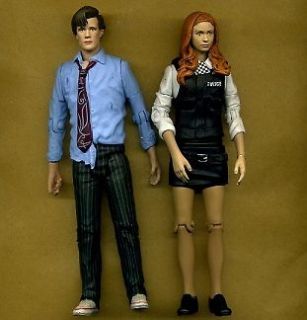 WHO 5in action figure 11th Doctor + Amy POND Police woman Kissogram