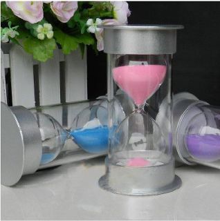 Plastic sand glass sandglass hourglass timer 30 minute home decor