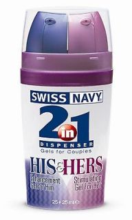 Swiss Navy 2 IN 1 His & Hers   Powerful Enhancement and Arousal Gel