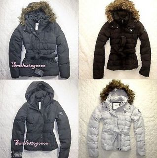 NWT Abercrombie AF Women Addison Down Vest Coat Jacket XS/S/M
