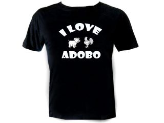 love adobo Filipino Philippines Cool Funny Shirt tee