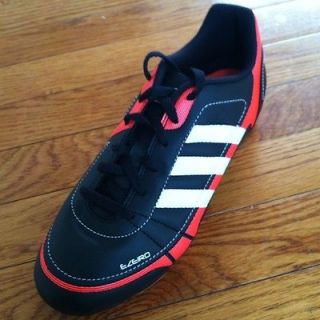 Kids Youth ADIDAS Soccer Cleats Black & White Infra Red Shoes Boy/Girl