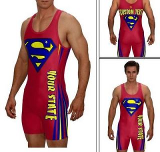 WRESTLING SINGLET ADD YOUR STATE & NAME OR TEAM NAME ON SINGLET