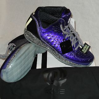 New Adidas Purple Derrick ROSE 3 Nightmare Before Christmas Glow in