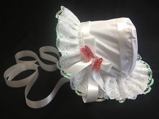 Butterfly Lace Bonnet, Adult Baby,Sissy, New.