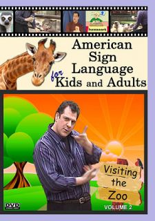 Sign Language for Kids & Adults Vol. 2   Visiting the Zoo (DVD