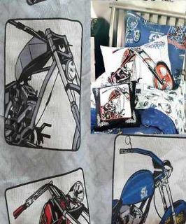 AMERICAN CHOPPER MOTORCYCLES 3PC TWIN SHEETS BEDDING SET NEW