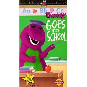 Barney   Barney Goes to School VHS TAPE