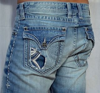 Affliction Mens Denim NEW COOPER FLEUR FLAP Jeans   110BC027