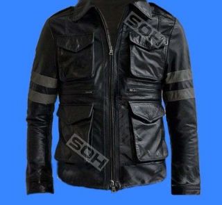 MENS EXCELLENT RE 6   LEON SCOTT KENNEDYS COW/SHEEP LEATHER JACKET