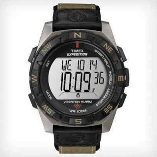 Timex Expedition Vibrating Alarm Watch, Indiglo, 100 Meter WR