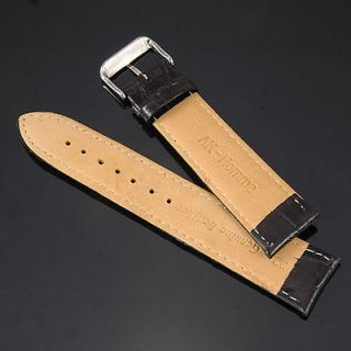 Newly listed AK Homme Watch Accessory Leather Strap Band Black 22mm