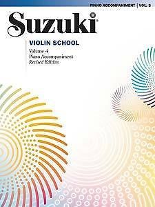 Suzuki Violin School Revised Edition Piano Accomp Vol 4