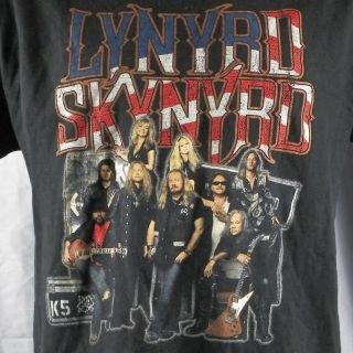 Lynyrd Skynyrd 2007 Concert Tour T Shirt Large Sweet Home Alabama