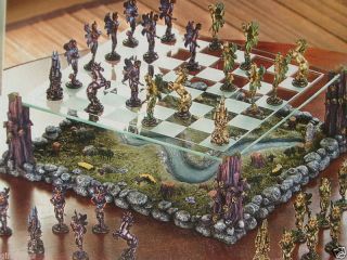 NEW FAIRY MASTERPIECES CHESS SET TABLE GAME TOY RET$199