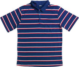 Troy Landry Swamp people lucky striped blue red polo shirt Halloween