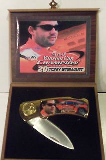 Nascar Winston Cup Champion #20 Tony Stewart Knife