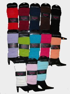 Ladies Butter Leg Warmers Asstd Colors to Choose From