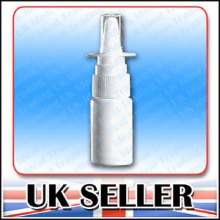 Empty Nasal Spray Bottle NEW *REFILLABLE* With Cap ** CHOICE OF SIZES